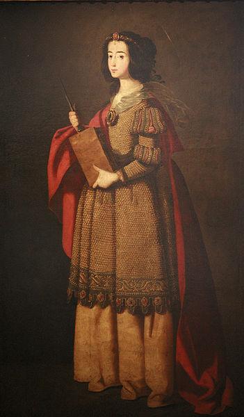 Francisco de Zurbaran Saint Engracia oil painting image